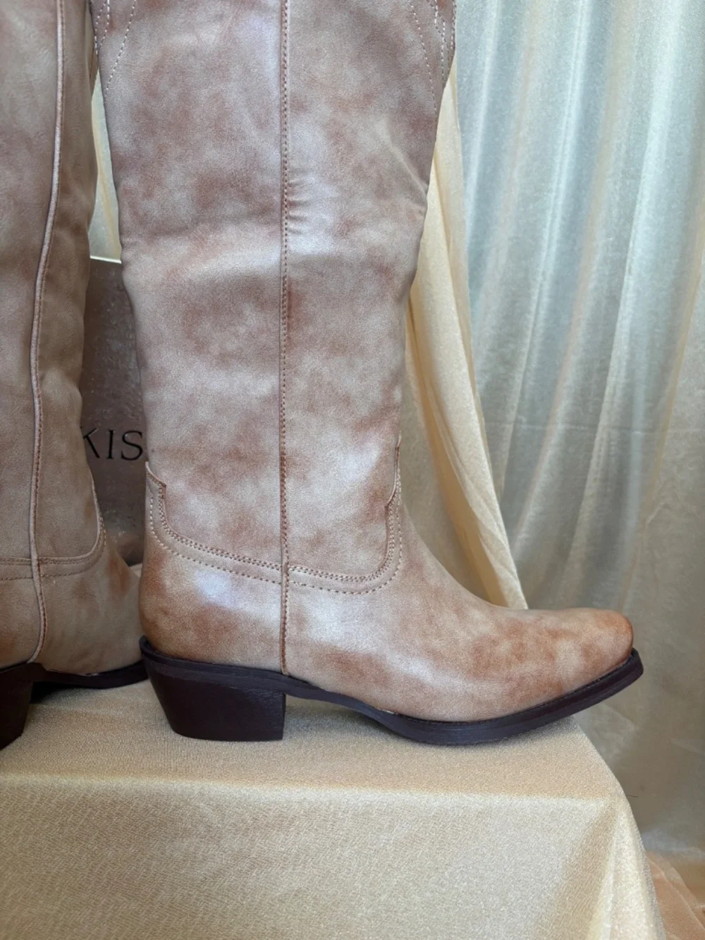 Taupe Cowboy Boots